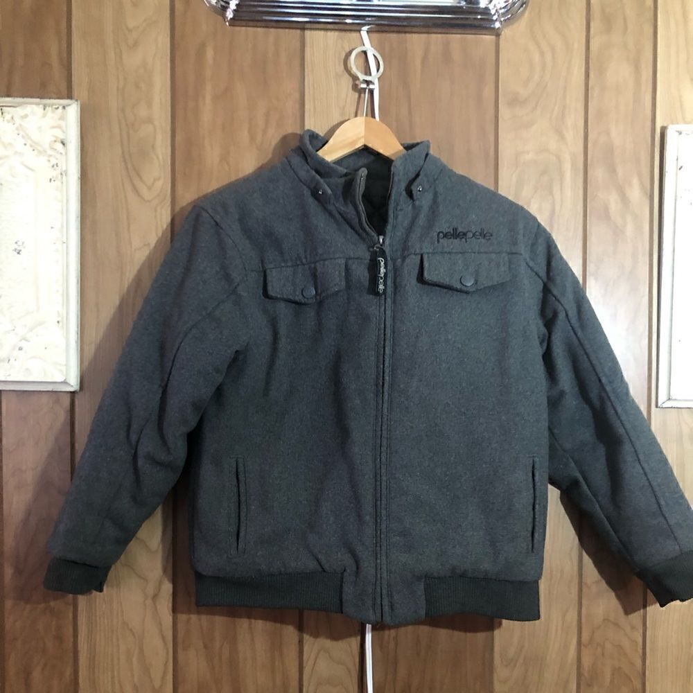 Pelle Pelle youth size jacket. Size 14/16. Blue